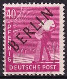 0443 - 1948  Freimarken: Schwarzaufdruck