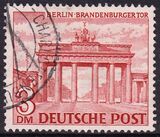 0463 - 1949  Freimarke: Brandenburger Tor