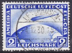 1928  Flugpostmarke: Luftschiff "Graf Zeppelin" LZ 127