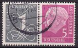 1093 - 1958  Freimarken: Ziffernzeichnung und Theodor...