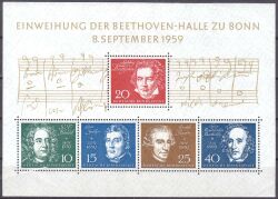 1959  Einweihung der Beethovenhalle in Bonn