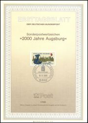 1985  Erstagsblätter BRD - Jahrgang 1985