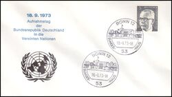 1973  Aufnahme der Bundesrepublik Deutschland in die Vereinten Nationen