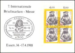 1988  7. Internationale Briefmarkenmesse in Essen