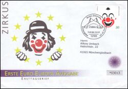 2002  1. Europa-Ausgabe in Euro