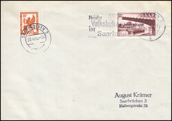 1955  Mischfrankatur auf Brief