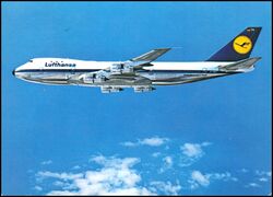 1973  Hannover Flughafen - Lufthansa Boeing Jet 747
