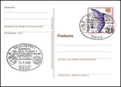 1990  50 Jahre Briefmarkenfreunde Gevelsberg - 100 Jahre Postamt