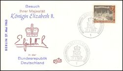 1965  Besuch Ihrer Majestät Königin Elisabeth II. in der BRD - Berlin