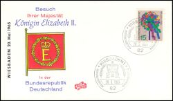 1965  Besuch Ihrer Majestät Königin Elisabeth II. in der BRD - Wiesbaden