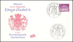 1965  Besuch Ihrer Majestt Knigin Elisabeth II. in der BRD - Mnchen