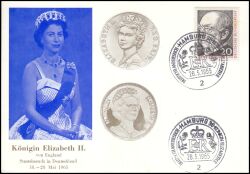 1965  Staatsbesuch von Königin Elisabeth II. in der BRD - Hamburg