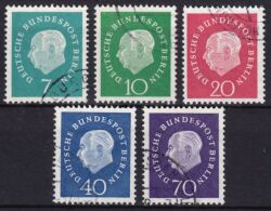 1959  Freimarken: Bundespräsident Theodor Heuss