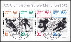 1971  Olympische Spiele 1972 in Sapporo und München - Block