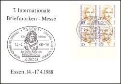 1988  7. Internationale Briefmarkenmesse in Essen