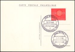 1960  Europa auf Sonderkarten