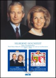 1992  108 - 25. Hochzeitstag von Fürst Hans-Adam II. und Fürstin Marie