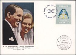 1966  Hochzeit von Kronprinzessin Beatrix und Claus v. Amberg