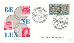 1964  20 Jahre Zollunion BENELUX
