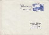 1955  Einzelfrankatur auf Brief