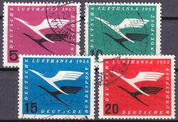 1955  Flugdienstbeginn der Deutschen Lufthansa