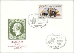 1986  HABRIA `86 - 100 Jahre Briefmarken-Club Hannover