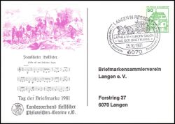 1981  LAPHILA `81 - Tag der Briefmarke