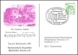 1981  Briefmarkenausstellung - Tag der Briefmarke