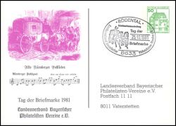 1981  Briefmarkenausstellung - Tag der Briefmarke