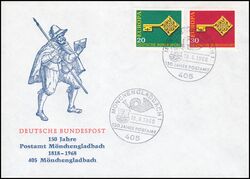 1968  150 Jahre Postamt in Mönchengladbach