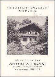 1957  25. Todestag von Anton Wildgans