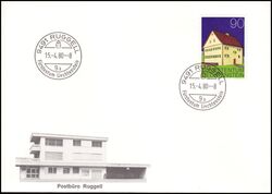 1980  Auswechslung aller Post-Datumstempel in Liechtenstein - Ersttagstempel