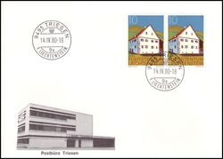 1980  Auswechslung aller Post-Datumstempel in Liechtenstein - Letzttagstempel