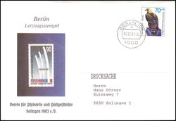 1991  Berlin Letzttagsstempel