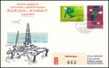 1976  Erste Direkte Luftpost-Abfertigung Zürich -...
