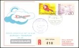 1976  Erster Direktflug mit DC-8-62 Zürich - Teheran...