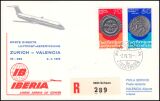 1978  Erste Direkte Luftpost-Abfertigung Zürich -...