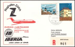 1979  Erstflug DC-9-Jet Zürich - Las Palmas ab Liechtenstein
