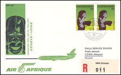 1979  Erstflug DC-10 Tri-Jet Genf - Lome ab Liechtenstein