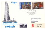 1983  Erstflug Boeing 747 Zürich - Chicago ab...