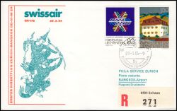 1984  Erster Direktflug DC-10-30 ER Zürich - Bangkok ab Liechtenstein