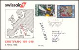 1986  Erstflug SR 648 Zürich - Malta ab Liechtenstein
