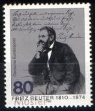 1985  Geburtstag von Fritz Reuter mit Aufdruck...