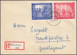 1948  Fernbrief Einschreiben - MiF