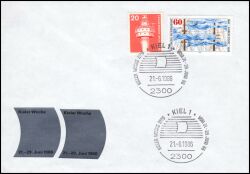 1986  Kieler Woche - Sonderumschlag