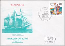 1992  Kieler Woche - Sonderumschlag