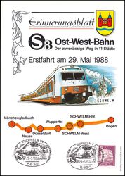 1988  Erstfahrt S8 Ost-West-Bahn