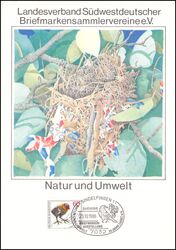 1986  Briefmarkenausstellung - Natur und Umwelt