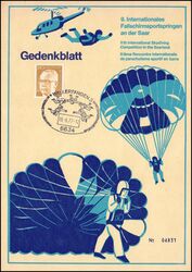 1977  9. Internationales Fallschirmspringen an der Saar