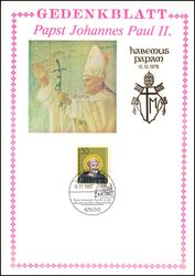 1980  Papst Johannes Paul II. in Deutschland - Mainz